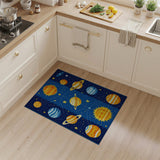 Kids Cartoon Solar System Kids Cartoon Area Rug