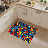 Arcade Joystick Multi-Color Area Rug