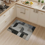 Geometric Modern Modern Geometric Neutral Area Rug