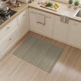 Beige and Neutral Beige Woven Stripe Area Rug