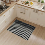 Bold Black White Striped No. 51 Area Rug