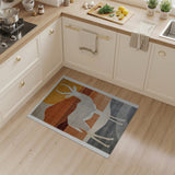 Kudu Antelope Sunset Abstract Area Rug