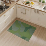 Organic Green Camo Abstract Area Rug