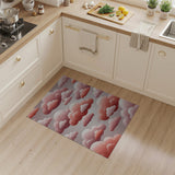 Pink Dreamy Pink Clouds Area Rug