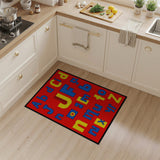 Vibrant Alphabet Kids Learning Rug