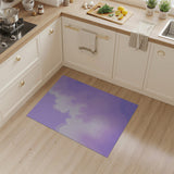 Abstract Area Purple Purple Wavy Abstract Area Rug