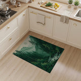 Serene Forest Valley River Area Rug