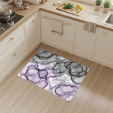 Abstract Area Purple Fluid Abstract Area Rug