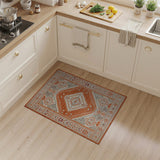 Terracotta Southwestern Geometric Orange Area Rug
