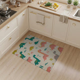 Multi-color and Patterns Dinosaur ABC Kids Cartoon Area Rug