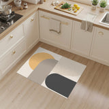 Beige Geometric Arch Area Rug