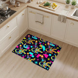 Neon Astronauts Washable Area Rug