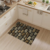 Weathered Stone Wall Area Rug