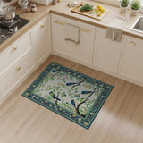Blue Birds on Blossoming Branches Rug