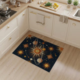 Cosmic Orbit Suns and Planets Area Rug