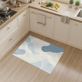 Blue Organic Wave Area Rug
