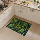 Lucky Four-Leaf Clover Meadow Area Rug