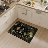 Enchanted Mushroom Grove Moonlit Rug