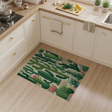 Vibrant Potted Cacti Garden Area Rug