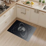 Moon Orbit Abstract Area Rug