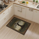Multi-color and Patterns Celtic Tree of Life Knotwork Area Rug