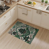 Serene Pagoda Garden Cherry Blossom Rug