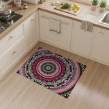 Vibrant Pink Mandala Area Rug