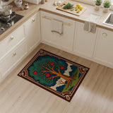 Vintage Apple Tree Orchard Area Rug