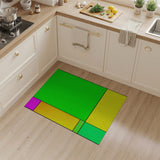 Block Vibrant Multi-Color Geometric Block Area Rug