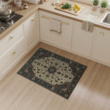 Exquisite Traditional Persian Navy Blue Area Rug