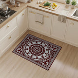 Ornate Red Medallion Persian Rug