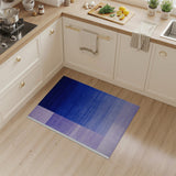 Purple to Blue Ombre Geometric Area Rug