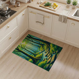 Sunlit Enchanted Forest Path Area Rug