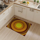 Radiant Tribal Sun Mandala Area Rug
