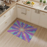 Radiant Starburst Multi-Color Abstract Area Rug