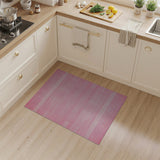 Pink Pink Polka Dot Geometric Area Rug