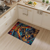 Monster Truck Arena Explosion Washable Area Rug