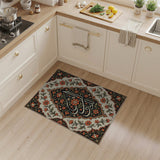 Traditional Persian Floral Calligraphy Area Rug