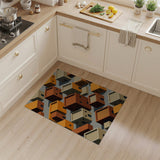 Southwestern Adobe Village Geometric Area Rug