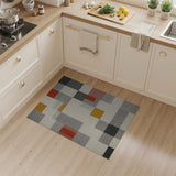 Abstract Geometric Block Area Rug