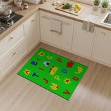 Fun Cartoon Alphabet Kids Area Rug