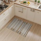 Geometric Modern Beige Neutral Geometric Striped Area Rug