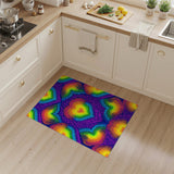 Rainbow Heart Kids Area Rug