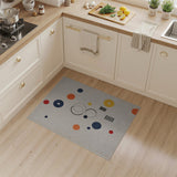 Abstract Multi-Color Circles Area Rug