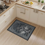 Grey Celtic Tree of Life Area Rug
