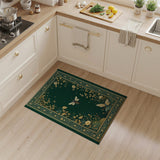 Emerald Green Bumblebee Persian Area Rug