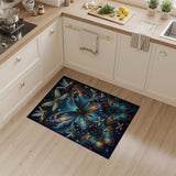 Cosmic Galaxy Butterfly Area Rug