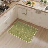 Green Golf Pattern Area Rug