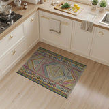 Vibrant Geometric Tribal Area Rug