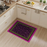 Traditional Persian Ornate Pink Floral Persian Area Rug